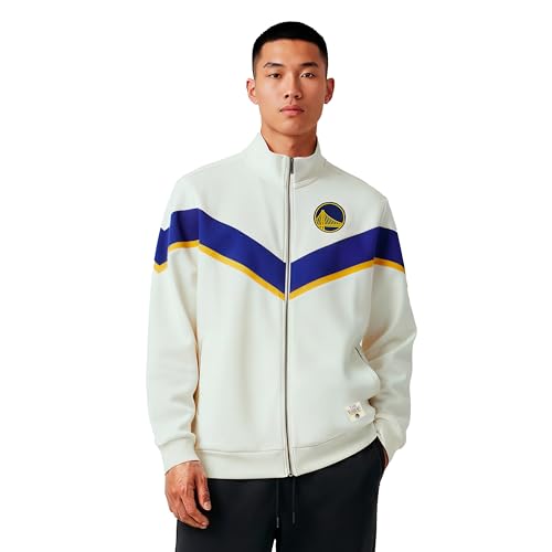 Image of GAME 7 NBA mens X Nba Men's Officially Licensed Long Sleeve Neoprene Zip Up Sweatshirt