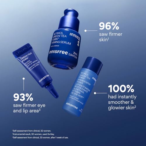Image of innisfree Green Tea PDRN Serum | Korean Skincare with Retinol & Hyaluronic Acid for Hydrating, Anti‑Aging Care and Wrinkles | Suitable for Acne‑Prone & Sensitive Skin | Available in Jumbo & Gift Set