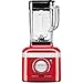 KitchenAid Blender K400 - Bol en verre de 1,4 L - Mixeur électrique pour smoothie - Smoothie maker - Puissance 1200 W - 3 programmes préréglés et 5 vitesses - Rouge empire