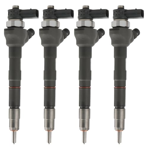 4PCS 0445110369 03L130277J 03L130277Q 0445110368 Common Rail Injector for Audi A1 A2 A3 A5 A6 Q3 Q5 TT 2.0 TDI, VW Amarok Eos Golf Jetta Passat, Skoda Superb 2.0 TDI, Seat Leon Altea 2.0 TDI
