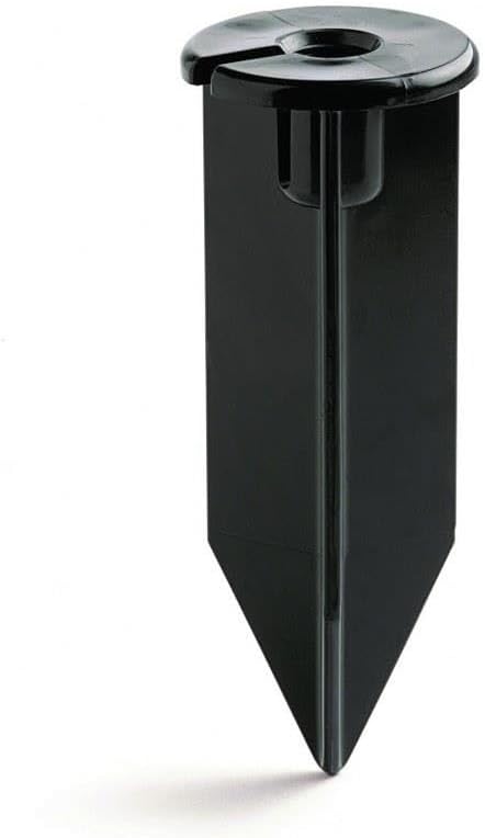 Kichler 12V Landscape Light Stake, Black | Corrosion-resistant ABS construction provides secure fixture support for landscape lighting (3 x 8), 15575BK