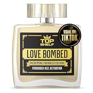 Love Bombed – Pheromone Cologne for Men | Bold Attraction & Confidence | Male Perfume Oil Infused | Long-Lasting Pheromones Spray | Made in USA | 100ml