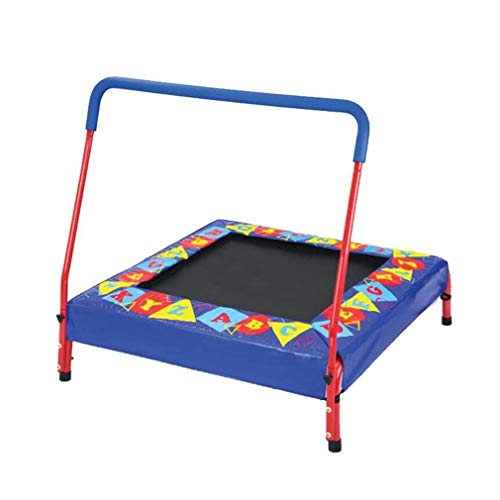 QZ Niños Trampolín Fácil Montaje Kid Active Niños Junior Trampolín Al Aire Libre Interior (Color : Blue)