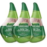 [Pack of 3] Halal New Zealand Spring Lamb Short Cut Leg – Bone-In, Grass-Fed, Approx. 15 lbs Total – No...