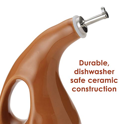 Rachael Ray Cucina Ceramics Evoo Olive Oil Bottle Dispenser With Spout - 24 Ounce ,Orange #TOP3