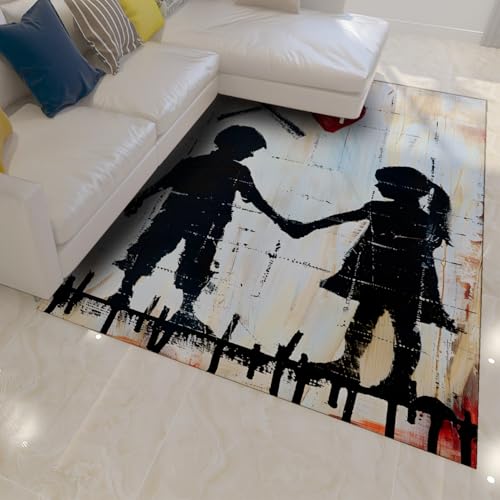 Tapis antidérapant lavable pour sécuriser et décorer le salon