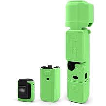 Pocket 3 Silicone Cover Compatible with DJI Osmo Pocket 3, Protective Case Lens Protector Scratch-Resistant Sleeve Skin for DJI OSMO Pocket 3 Creator Lightweight Portable Combo Accessory Green