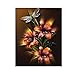 Produktbild Trada Retro Blumen, 5D Stickerei Gemälde Strass eingefügt DIY Diamant Malerei Kreuzstich Für Stickerei Malerei Deko Mit Kleben Diamant Bilder Full Bilder Set Kreuzstich Wanddekoration (Mehrfarbig)