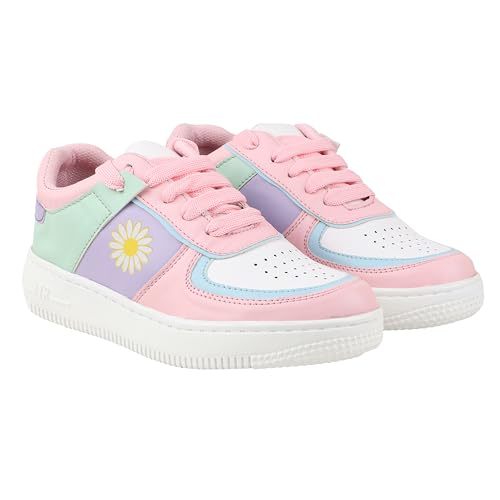 Shoetopia Girls Noni Pink Sneaker - 4 UK (Girls-Noni-Pink) (B0CRNR9SJW) Amazon Price History, Amazon Price Tracker