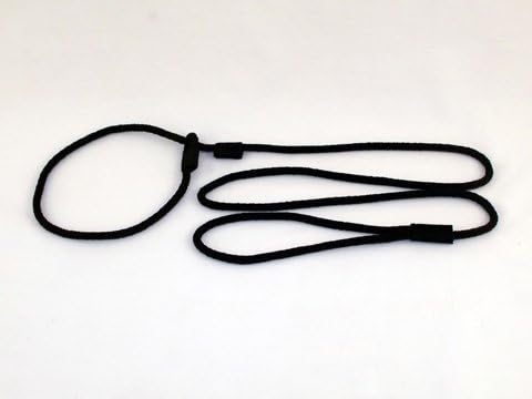 Soft Lines P20406BLACK Small Dog Slip Leash 0.25 in. Diameter by 6 Ft. - Black