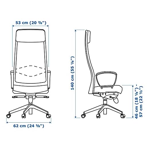 IKEA Markus ergonomischer Bürostuhl mit Neigung