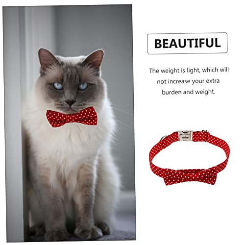 Collier de chien à bowknot réglable pour éviter les fuites en promenade