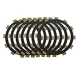 Quantità:7 pezzi Piastra della frizione moto. Parti del motore moto Kit piatti frizione frizione per SUZUKI RM125 RM 125 1981-1985#CP-00011