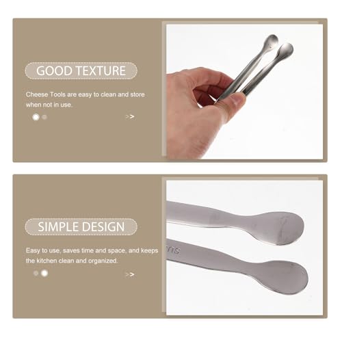 Utensilios de cocina de acero para servir queso mantequilla y salsas Uonlytech 3