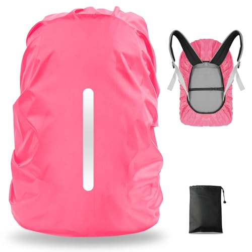 LAMA Waterproof Backpack Rain Cover, S Pink