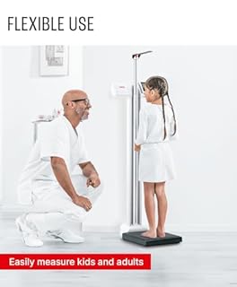 Seca 777 Medical Scale – Professional Physician Scale - Accurate Weight with Consistent Results and BMI - Eye Level Height Rod and Tilt Proof Safety - Weight Capacity 550 lbs / 220 kg