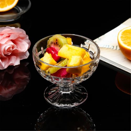 Copas de postre de cristal transparente que solucionan la presentación sosa de ensaladas 4