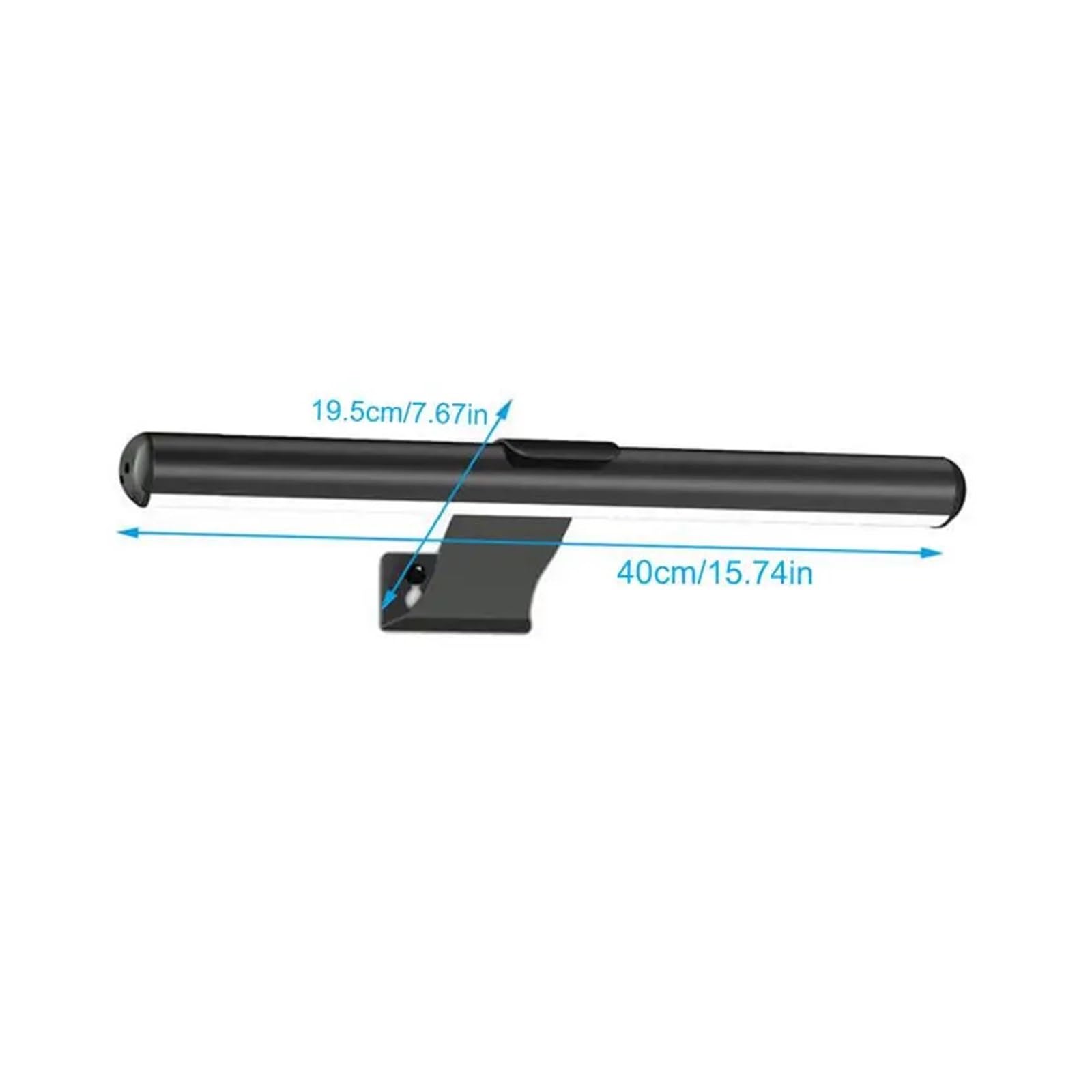 Barra luminosa a LED magnetica dimmerabile con 3 modalità di colore, lampada da lettura sul comodino for il bagno(40CM2.2W)