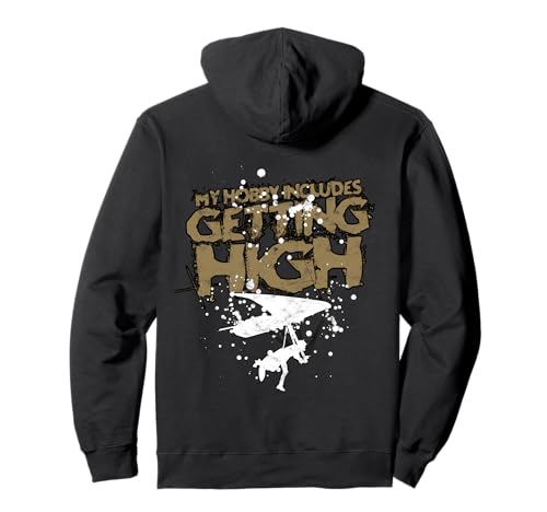 Hang Gliding Hang Glider Hang Gliding Pullover Hoodie