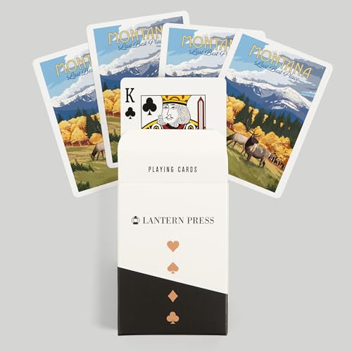 Montana Last Best Place Baraja de 52 cartas póker miniatura 6