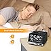 Hetyre 4.2 Inch Alarm Clock Radio, Bluetooth Speaker with Dual Snooze Clock USB Charging Port, AUX TF Card Play, Thermometer, Large Mirror LED Dimmable Display for Bedroom, Kitchen, Hotel, Table, Desk