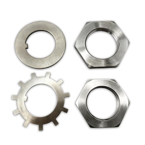 Spindle NUT & Washer KIT Fit for Dexter 10K Heavy Duty,12K and 15K Series Replace K71-341-00, Spindle Nut Kit