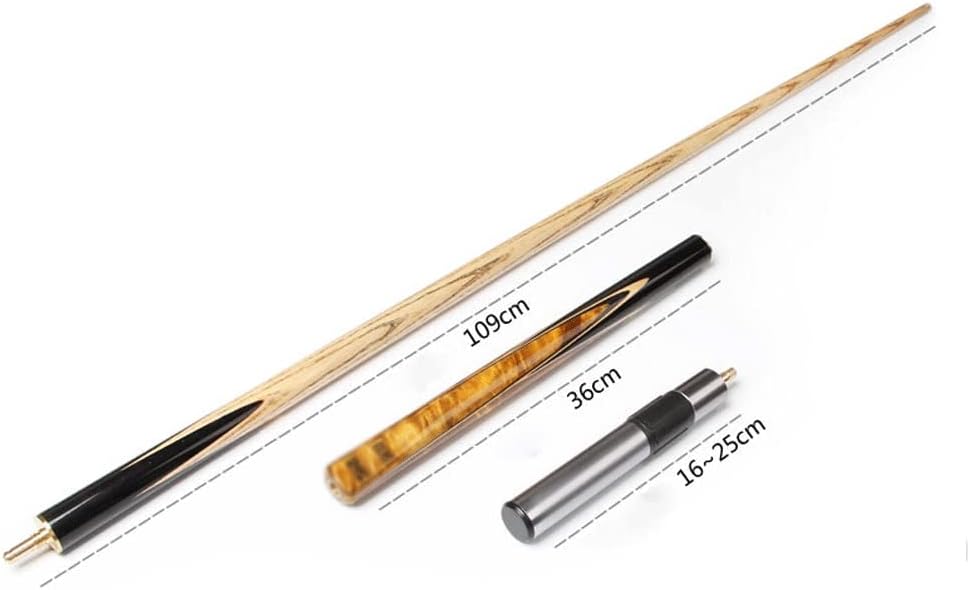 9.5mm 10mm Tip 3 4mm Tip Snooker Cue Tip Snooker Cue with Extended Handle with Club Knuckle Protector Grey Cue (A 10mm)