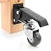 Workbench Caster kit 4 Heavy Duty Retractable Casters with Urethane Wheels Designed to Lift & Lower Workbenches Machinery & Tables 840 lb Total Weight Capacity