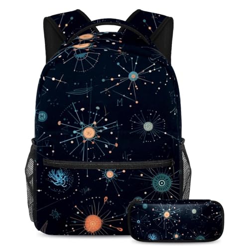 Sac à dos Galaxy Shining Vierge 2 grande capacité pour le lycée, le sport et les voyages