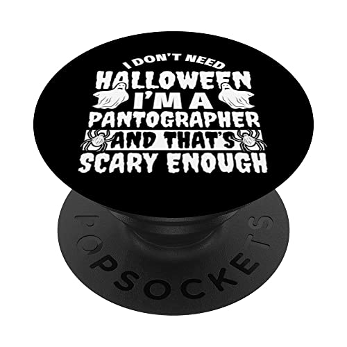 PANTOGRAPHER Halloween Divertido PopSockets PopGrip Intercambiable