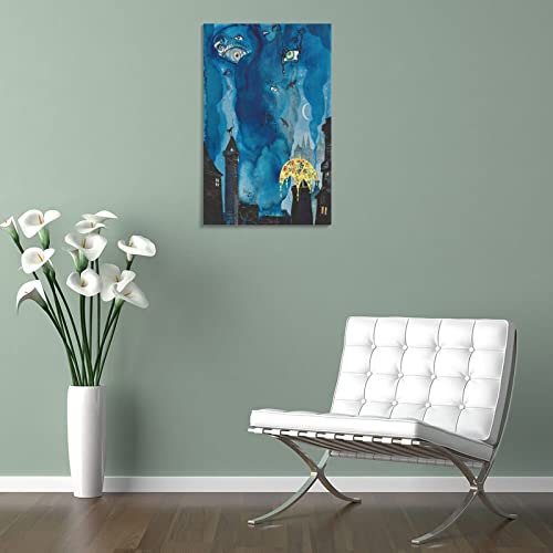 Surrealism Posters Salvador Dali Art Hanging Pictures Canvas Wall Art Posters (11) Wall Art Paintings Canvas Wall Decor Home Decor Living Room Decor Aesthetic 16X24Inch(40X60Cm) Frame-Style #TOP4