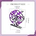 PciDinFo 3kg Lightweight Ice Fishing Reel, All Metal 65mm Spool, Fishing Accessory for Freshwater and Saltwater Anglers, Purple