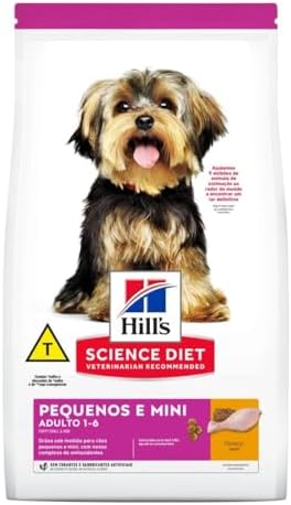 Ração Hill's Science Diet para Cães Adultos Pequenos e Mini 800g