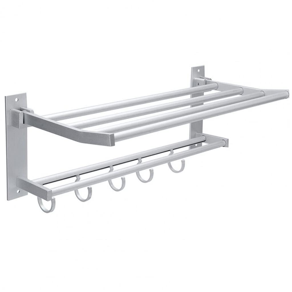 Rangement de serviettes d'espace restreint solution rails pliants faciles