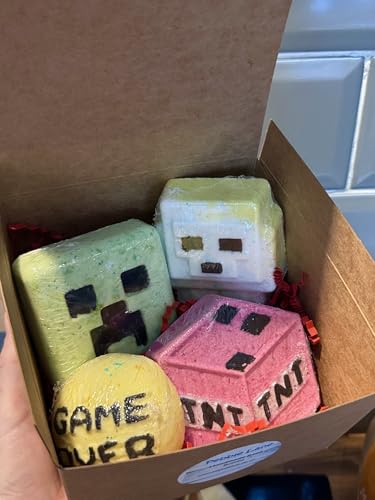 Creeper MC bathbombs (Box of 4)