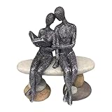 . 【Cadeau】 : Cette figurine moderne en résine est un cadeau fantastique pour les jeunes mariés, les couples et les amis à l'occasion de la Saint-Valentin, des mariages, des anniversaires, des enterrements de vie de jeune fille, des pendaisons de crémaillère, des anniversaires, etc.