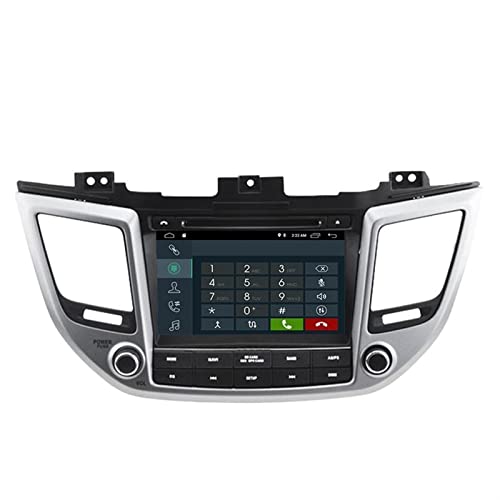JINFOLI Autoradio 2 Din GPS Navigation Stereo Multimedia WIFI DSP Carplay Android 11 Lettore DVD for auto Adatto, for Hyundai, Tucson/IX35 2016 2017 Impianto audio stereo per auto