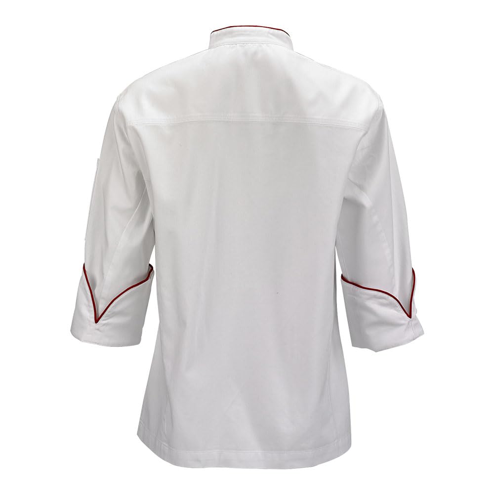 Mercer Culinary Renaissance Damen Kochjacke mit U-Ausschnitt