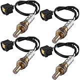 BDFHYK Oxygen Sensor Upstream Downstream O2, Compatible with Jeep Wrangler 2005-2017, 15510, 234-4587, OS5073, ES20197, Replacement 4Pcs