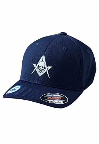 WIdow's Son Masonic Adult Cool & Dry Sport Hat (as1, Alpha, s, m, Navy)