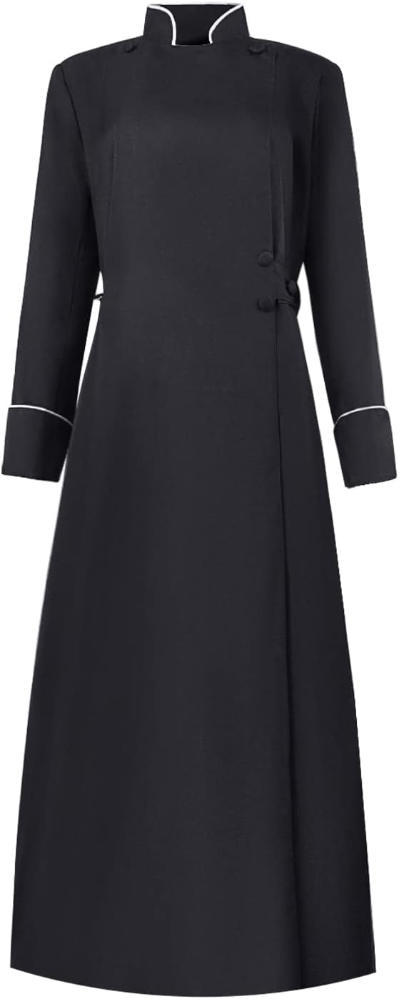 Clergy Robes for Women Pastor Jackets Minister Coat Priest Robe Church Cassocks Costume