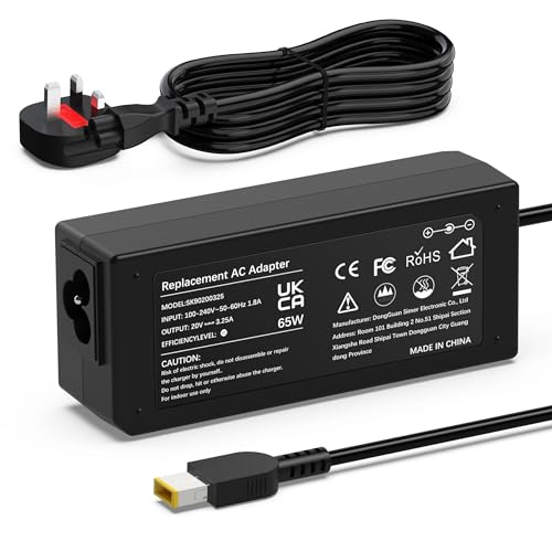 65W Lenovo Laptop Charger for Lenovo Ideapad Flex 2 Flex 3 Yoga 11 11S, ThinkPad T430 T431S T440 T450 T460 E431 E440 X250 X260 X270 G50 G70 ADLX65NCC3A ADLX65NLC3A ADLX65NDC3A Adapter Power Supply