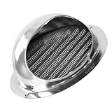 Cache-grille d'aération : utilisez ce cache rond pour protéger votre grille d'aération des feuilles mortes et de la pluie