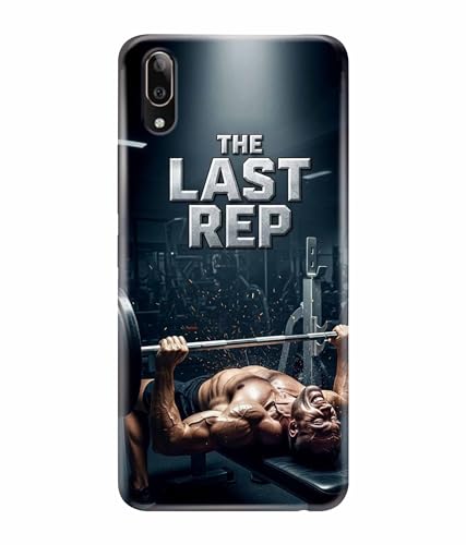 Image of Last Rep Gym Motivation Quotes Printed Hard Back Case Cover & Compatible for Vivo V11 Pro (Multicolor) - D1808