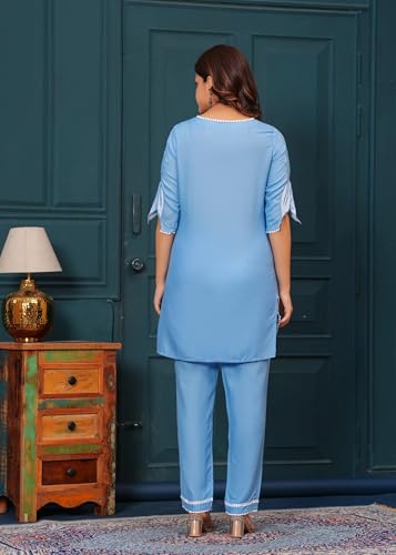 Image of FABNEX kurta set for women | Women Kurta | Women Kurta Sets Kurtis | Women Kurta Pant Set | Women Kurta Pant Set Women (K-115-117)