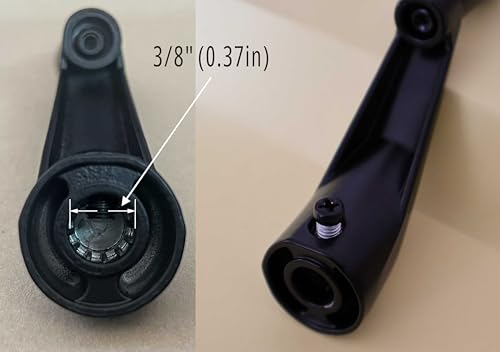 Manivela de ventana para solucionar atascos en herrajes de marco de 3/8" 8