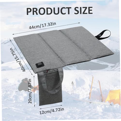 Coussin de siege chauffant pour soulager le dos au bureau et stade