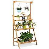 Multifunktionales Regal – neben der Präsentation von verschiedenen Blumen und Pflanzen, kann unser Regal auch als Kleiderhaken, Ausstellungsständer und normales Regal verwendet werden. Es eignet sich zur Aufbewahrung und Präsentation von verschiedenen Gegenständen im Wohnzimmer, Schlafzimmer, Balkon.