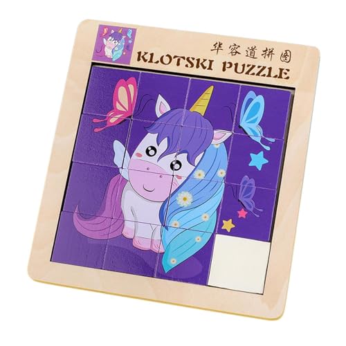 Tachiuwa ナンバースライドアニマルパズル ナンバーパズルおもちゃ 旅行用おもちゃ パーティーの記念品