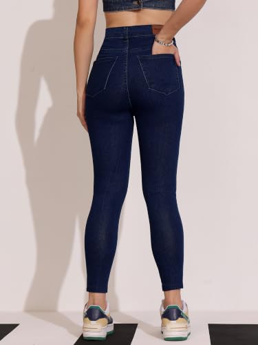 Image of Dolce Crudo Distressed High Rise Skinny Jeans for Women